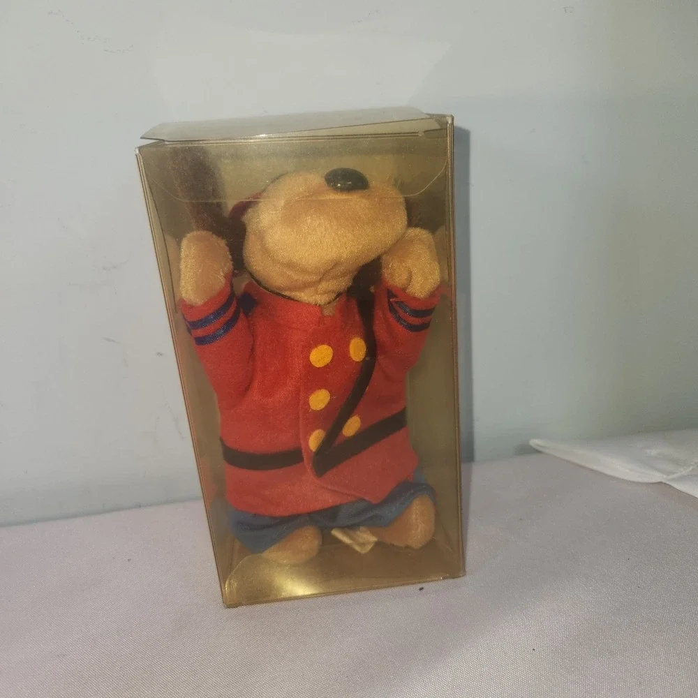 Ty Beanie Baby Bones 1994 Dog w/ Marching Band Uniform | Vintage Plush